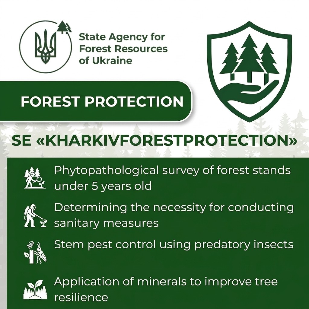 “Kharkivlisozahyst”: Forest Pathology Monitoring, International Projects, and Restoration of Affected Regions