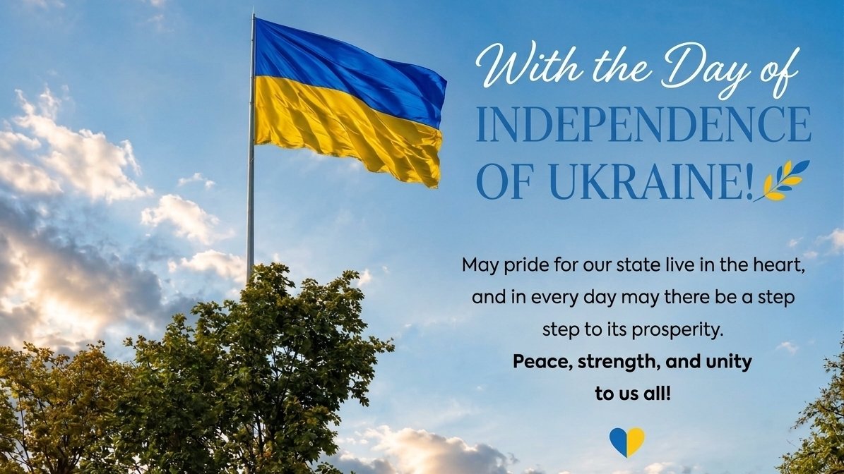 Happy Independence Day of Ukraine!